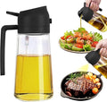 Premium 2-in-1 Glass Oil Sprayer & Dispenser (500ml)