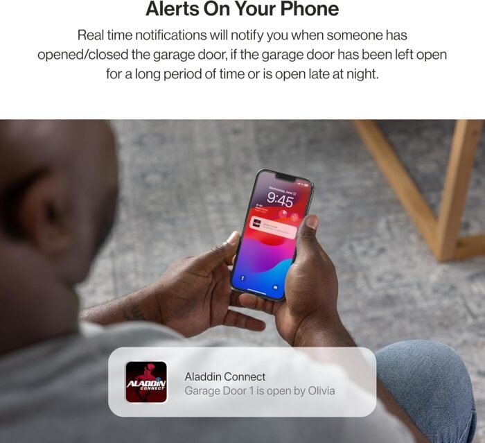 Genie Aladdin Connect Smartphone Garage Door Opener – Monitor, Open & Close Your Garage Door from Anywhere Using Your iPhone or Android Device - Image 12