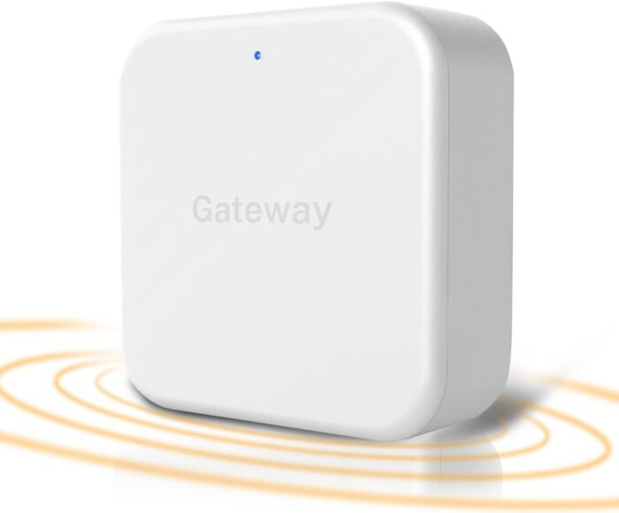 G2 Wi-Fi Gateway Bluetooth Gateway for TT Lock App and DD Lock App, Gateway for Smart Door Lock, Fingerprint Lock, Only Work 2.4G Wi-Fi, Remote Control, G2 Hub Work with Alexa Voice Control