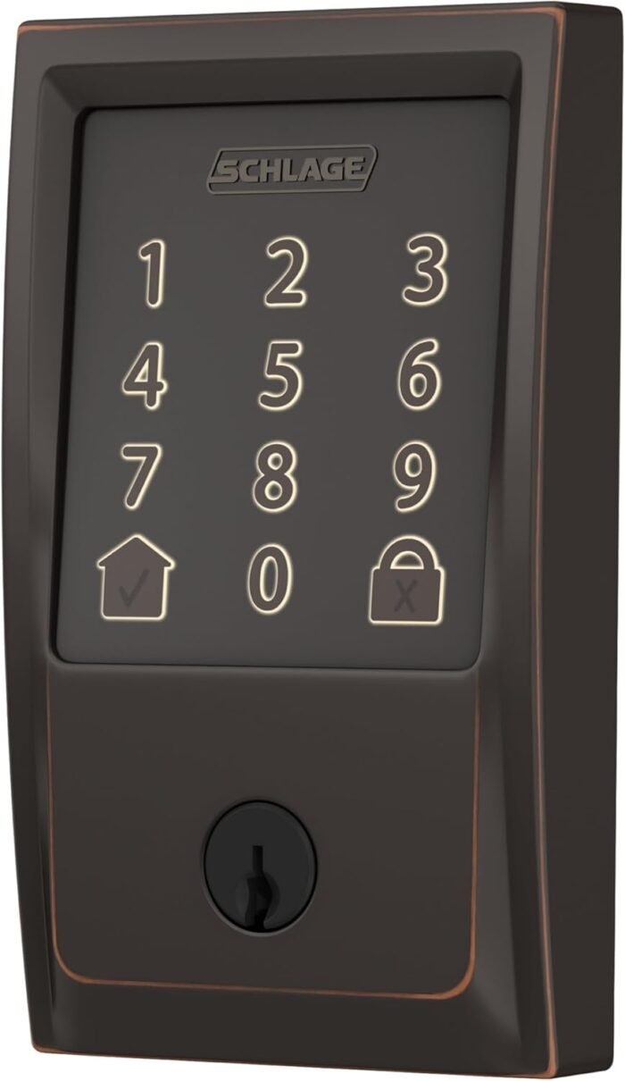 Schlage Encode Smart WiFi Deadbolt with Century Trim In Aged Bronze - Image 9