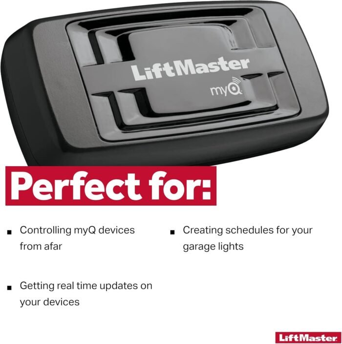 LiftMaster 828LM - Internet Gateway - Only Works with LiftMaster Security+ 2.0 Garage Door Openers - Smart Control for MyQ-Enabled Devices Including Garage Door Openers & Gate Operators - Image 7