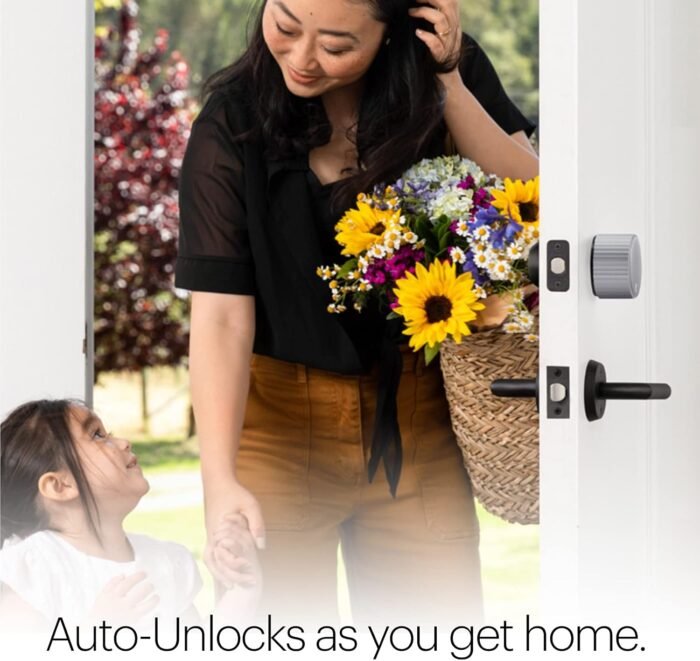 August Home, Silver Wi-Fi Connected Smart Keyless Entry Door Lock, Electronic Door Lock Fits Your Existing Deadbolt in Minutes, ‎ ‎AUG-SL05-M01-S01 - Image 4