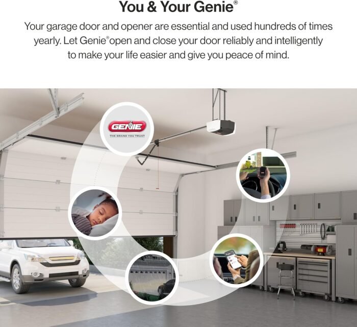 Genie StealthDrive 7155 Connect Smartphone-Controlled Belt Drive Garage Door Opener - 1 Each - Image 4