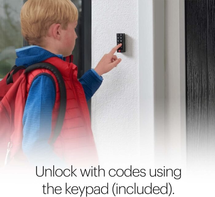 August Home Silver Wi-Fi Smart Lock and Smart Keypad, Keyless Door Lock for Front Entry Door, Great for Guests and Vacation Rentals, ‎AUG-SL05-KY1-S05 - Image 7